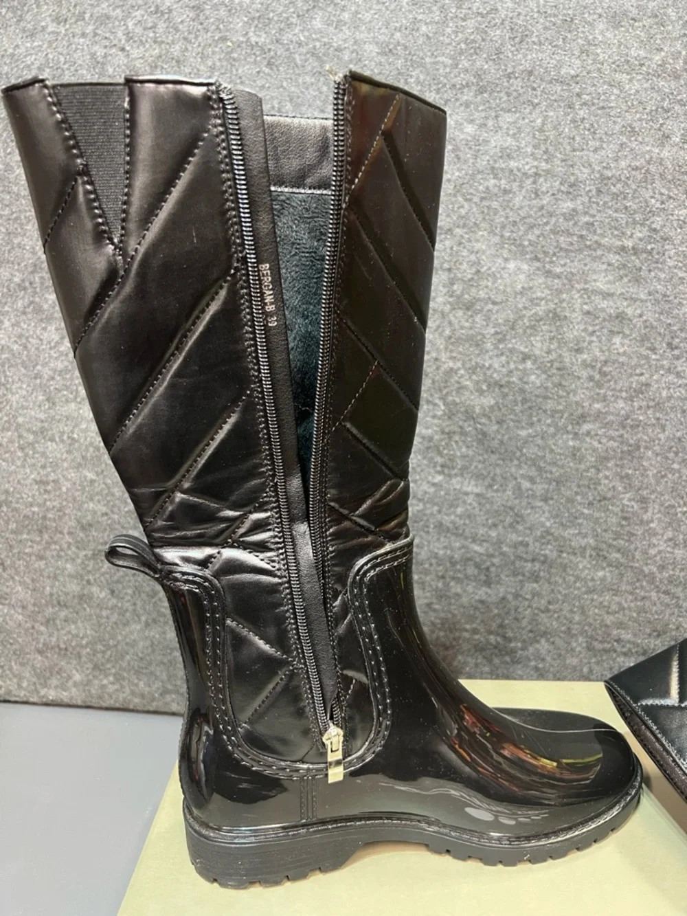 Spring Step Maiza Waterproof Quilted Rain Boots Women’s Size 9